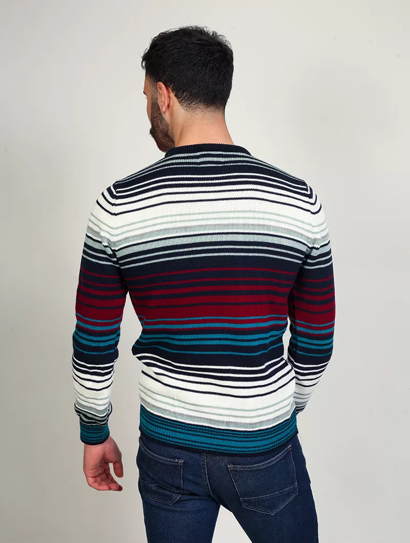 Pull Homme Rayé